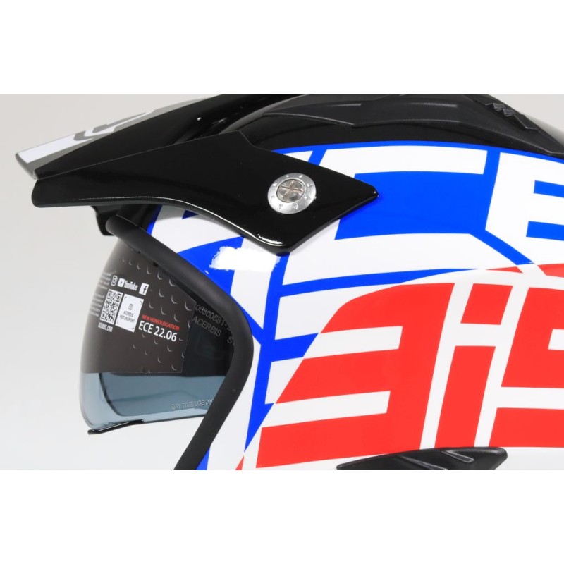 Casque ACERBIS Aria Graphic avec visiere