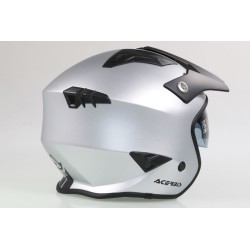 Casque ACERBIS aria Metallic brillant avec visiere
