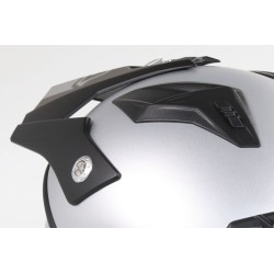 Casque ACERBIS aria Metallic brillant avec visiere