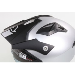 Casque ACERBIS aria Metallic brillant avec visiere