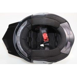 Casque ACERBIS aria Metallic brillant avec visiere