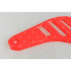Protection coude échappement BETA 2025 Factory 2t plastique rouge