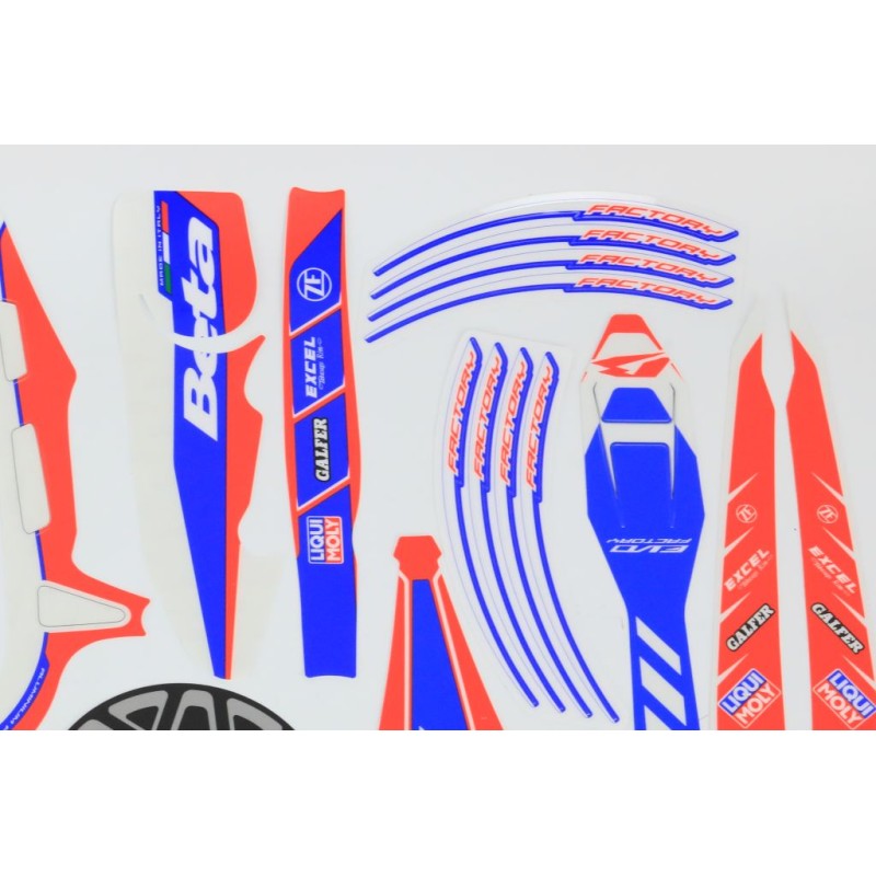 Kit autocollant BETA 2024 factory complet