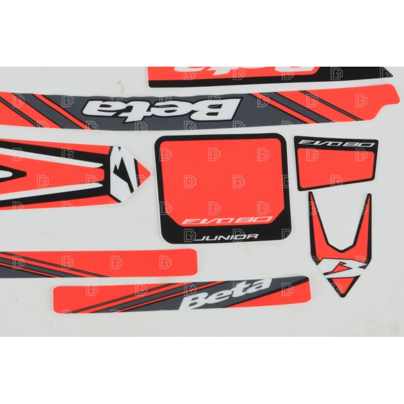 Kit autocollant BETA 2025 evo 80 partiel