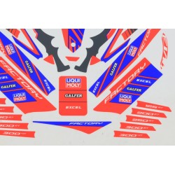 Kit autocollant BETA 2025 factory partiel