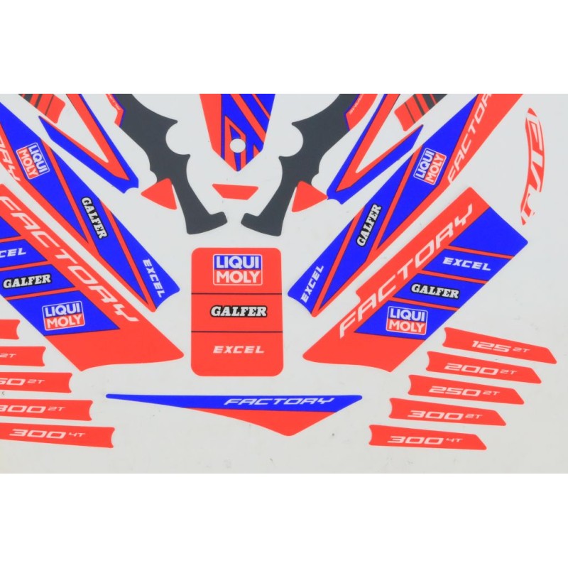 Kit autocollant BETA 2025 factory partiel