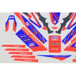 Kit autocollant BETA 2025 factory partiel