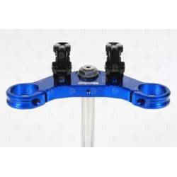 Té de fourche BETA 2025 Factory complet Ø39mm bleu