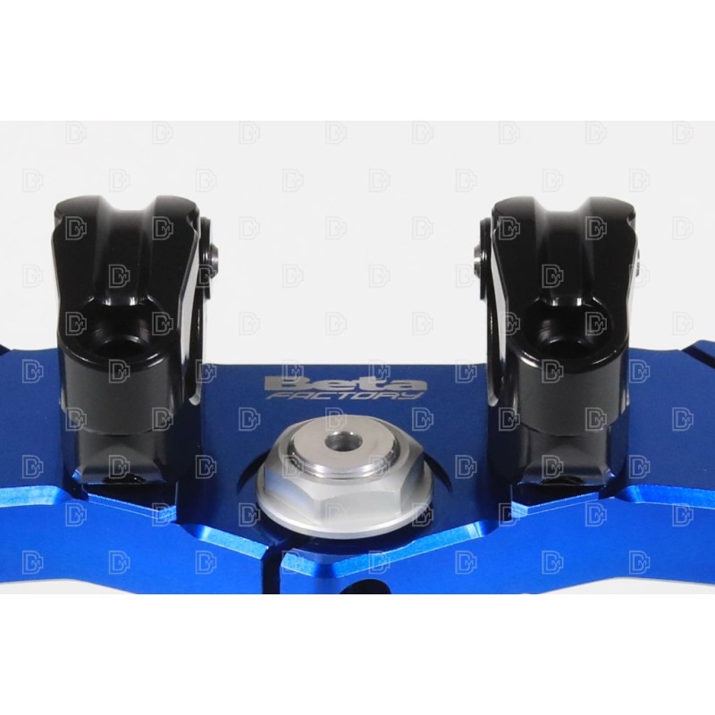 Té de fourche BETA 2025 Factory complet Ø39mm bleu