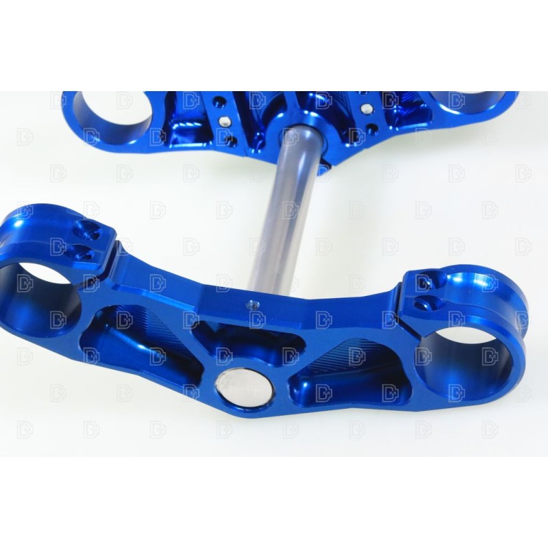 Té de fourche BETA 2025 Factory complet Ø39mm bleu