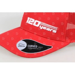 Casquette BETA paddock "120 years" rouge