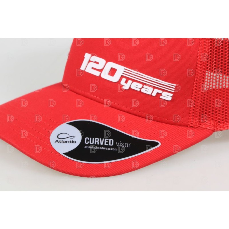 Casquette BETA paddock "120 years" rouge