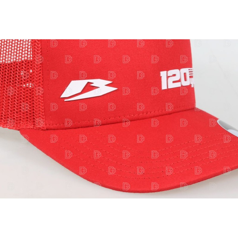 Casquette BETA paddock "120 years" rouge