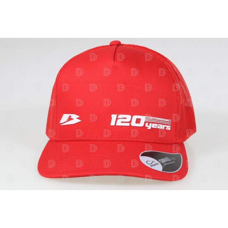 Casquette BETA paddock "120 years" rouge