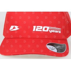 Casquette BETA paddock "120 years" rouge