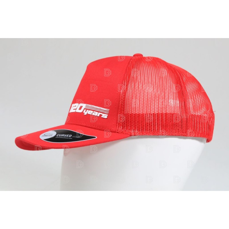 Casquette BETA paddock "120 years" rouge