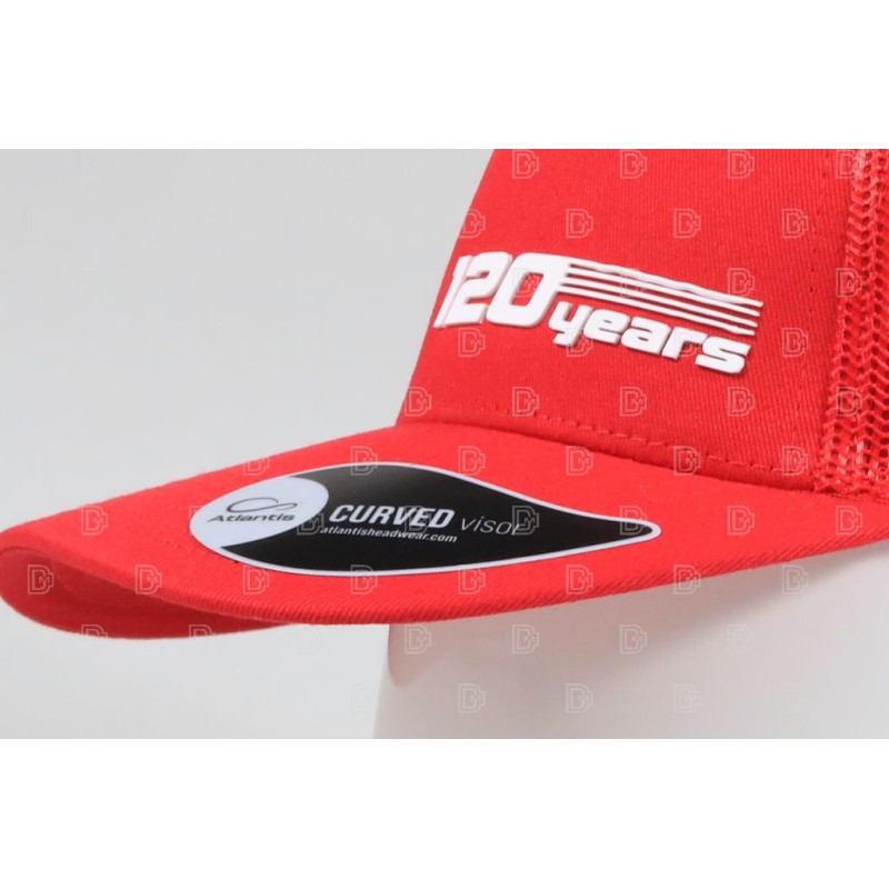 Casquette BETA paddock "120 years" rouge