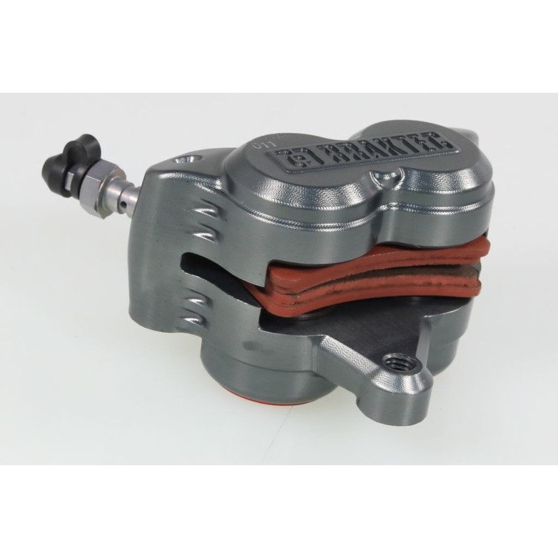 Etrier frein AV BRAKTEC monobloc 4 pistons rouge