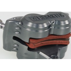 Etrier frein AV BRAKTEC monobloc 4 pistons rouge