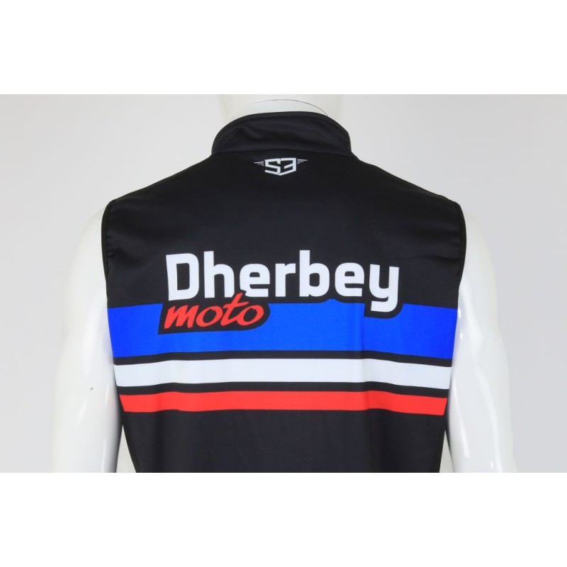 Veste technique S3 déco DHERBEY MOTO 2024 sans manche