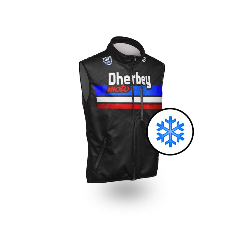 Veste technique S3 déco DHERBEY MOTO 2024 sans manche
