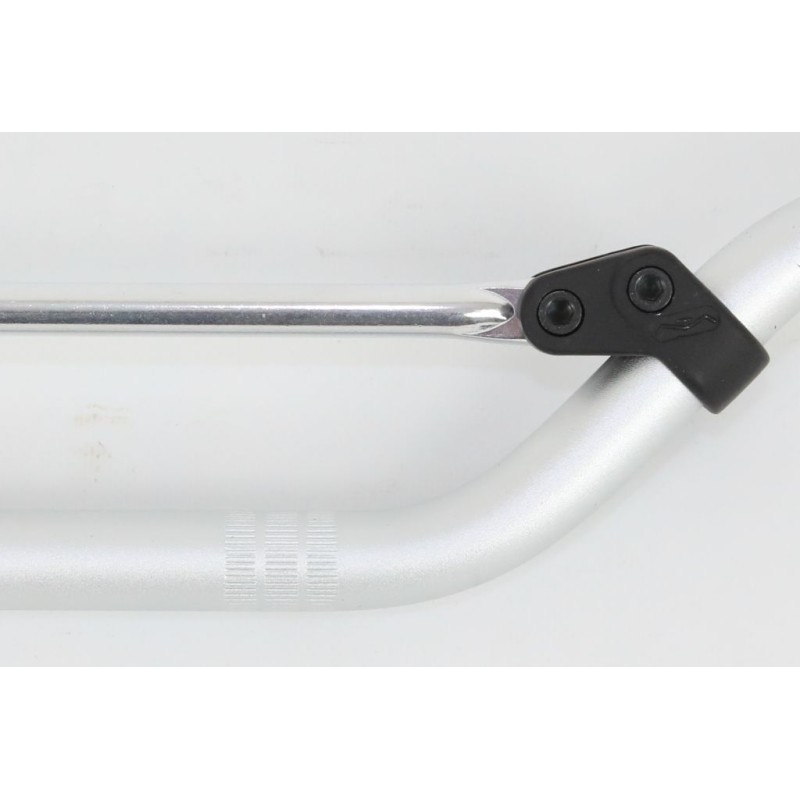 Guidon avec barre 22.2mm DOMINO 5.5 pouces gris
