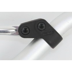 Guidon avec barre 22.2mm DOMINO 5.5 pouces gris