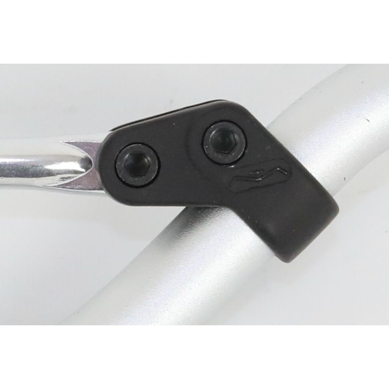 Guidon avec barre 22.2mm DOMINO 5.5 pouces gris