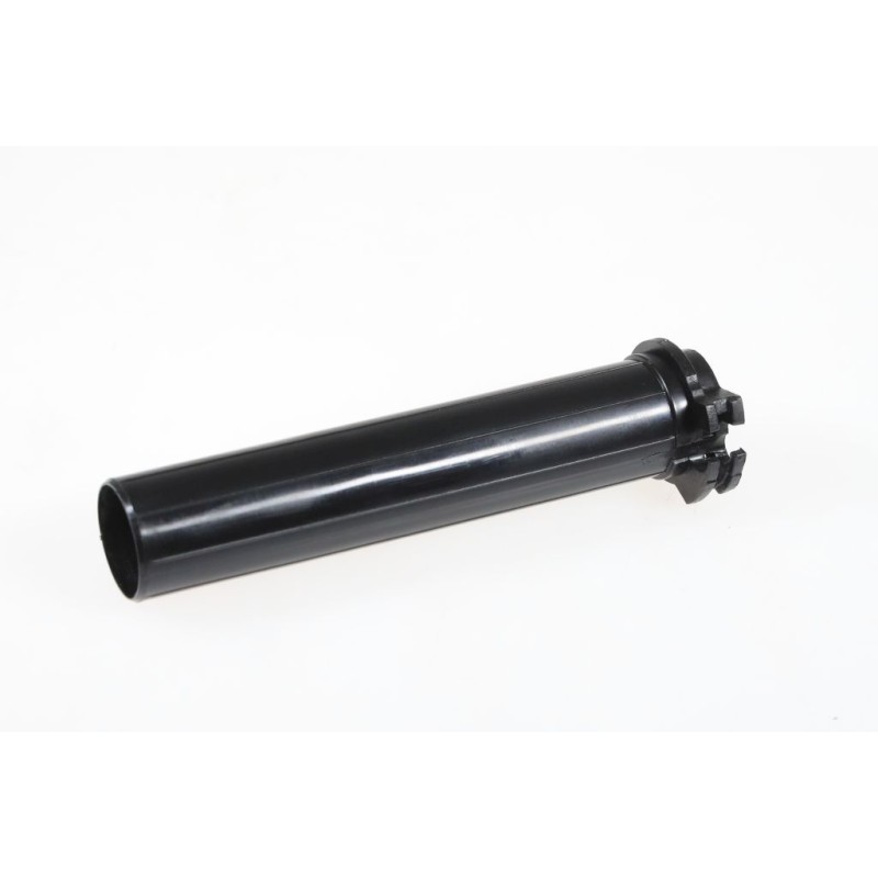 Tube poignée gaz DOMINO seul tirage long noir