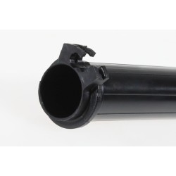 Tube poignée gaz DOMINO seul tirage long noir