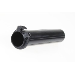 Tube poignée gaz DOMINO seul tirage long noir