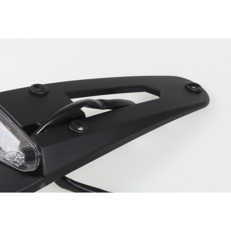 Bavette arrière à led et support plaque homologué complet