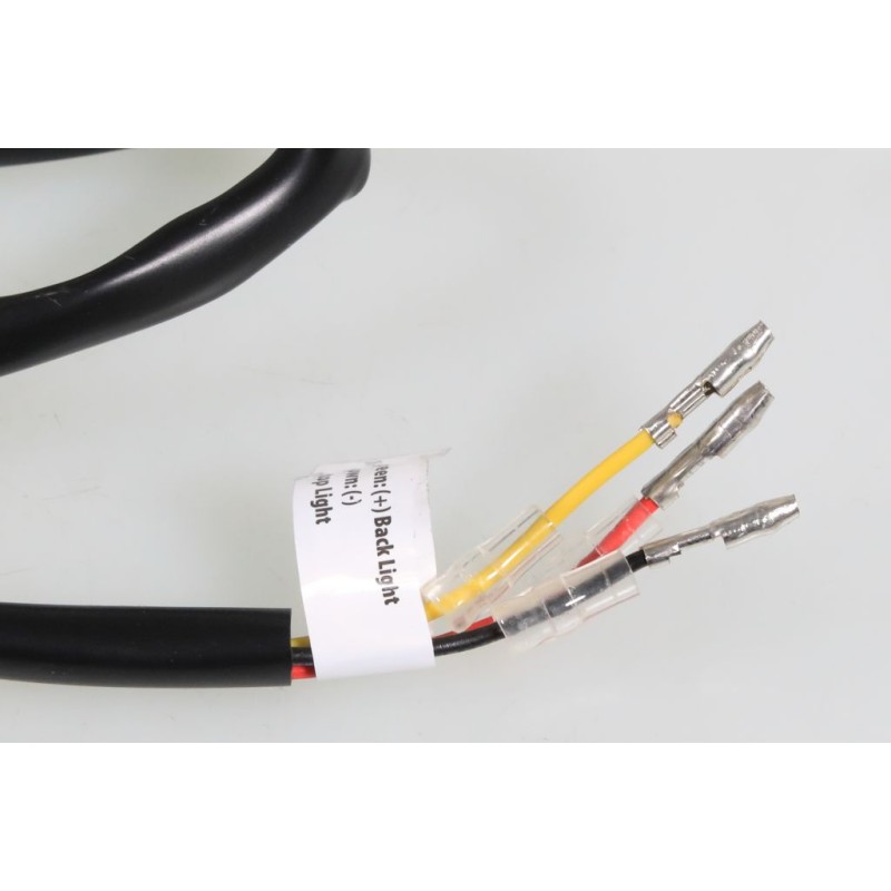 Bavette arrière à led et support plaque homologué complet