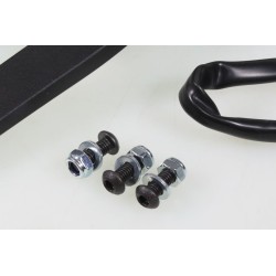 Bavette arrière à led et support plaque homologué complet