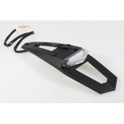Bavette arrière à led et support plaque homologué complet