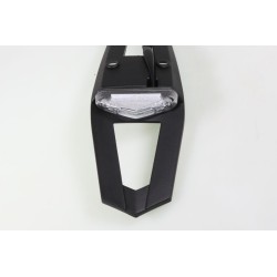 Bavette arrière à led et support plaque homologué complet