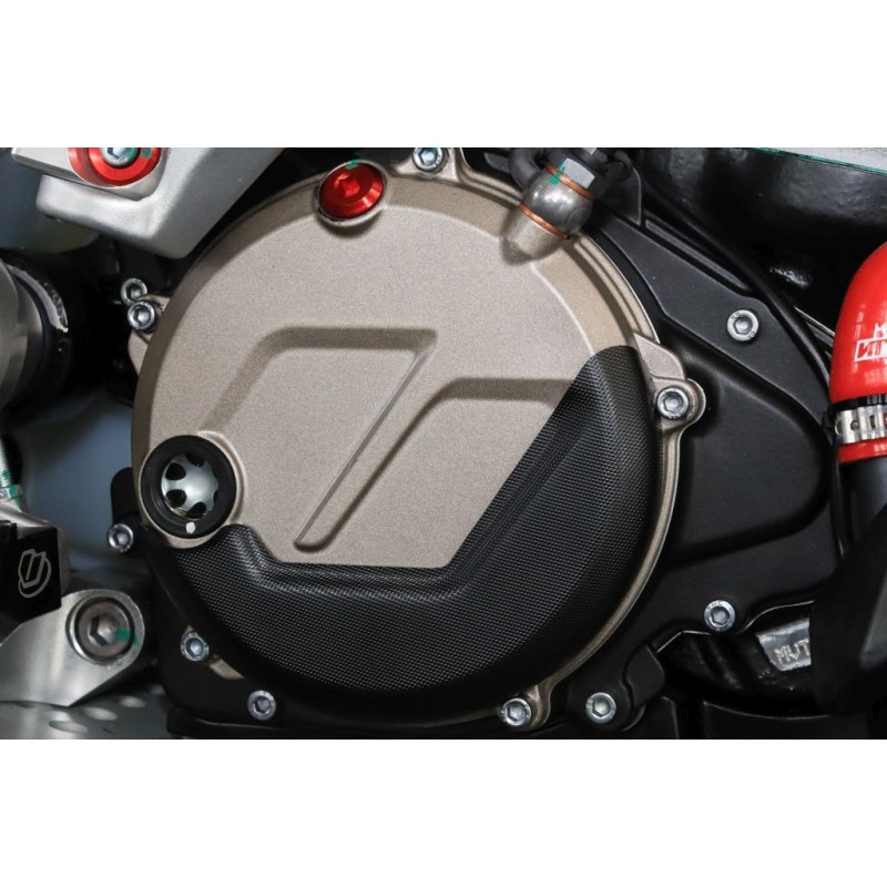 Protection couvercle embrayage plastique TB VERTIGO 2022-2023 partie basse