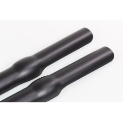 Protection fourche plastique TB longue Type Tech noir