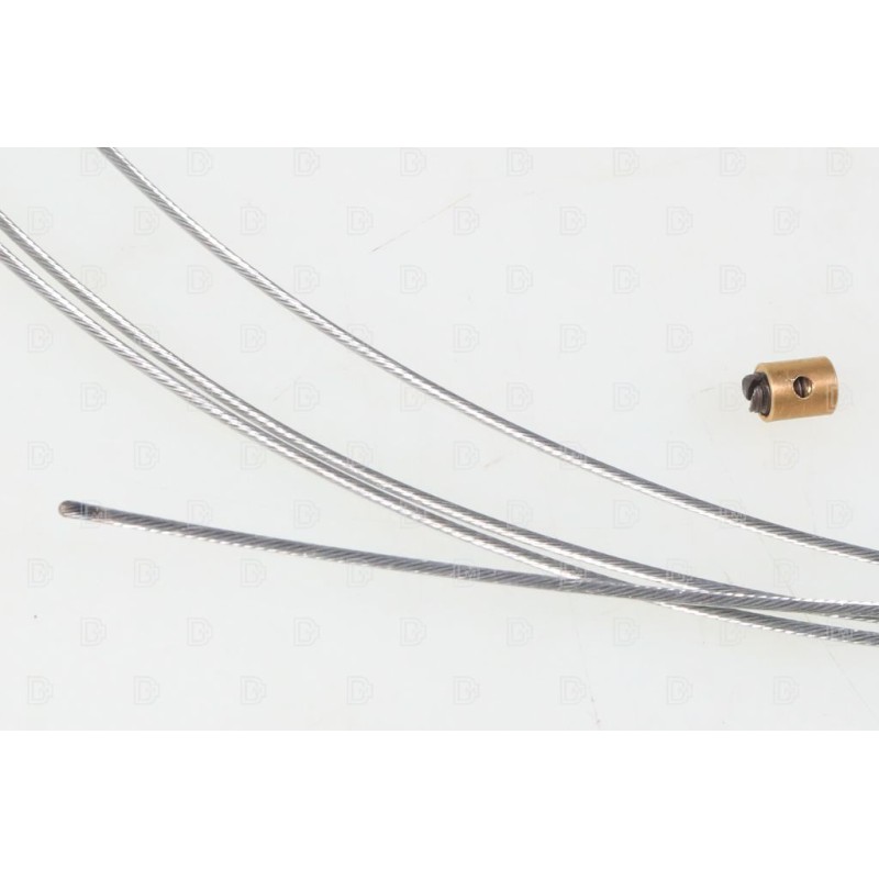 Cable gaz Universel acier 2.5m