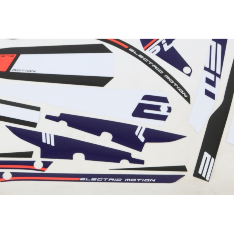 Kit autocollant ELECTRIC MOTION 2020 Epure Race adaptable complet