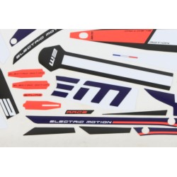 Kit autocollant ELECTRIC MOTION 2020 Epure Race adaptable complet