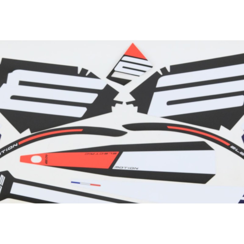 Kit autocollant ELECTRIC MOTION 2020 Epure Race adaptable complet