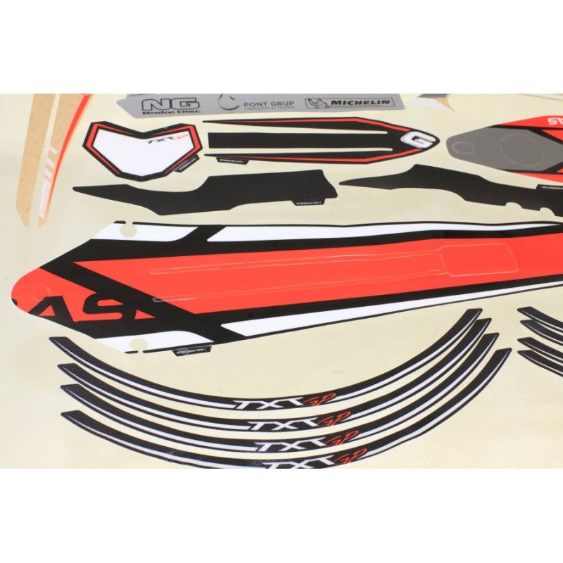 Kit autocollant GASGAS 2017 GP complet