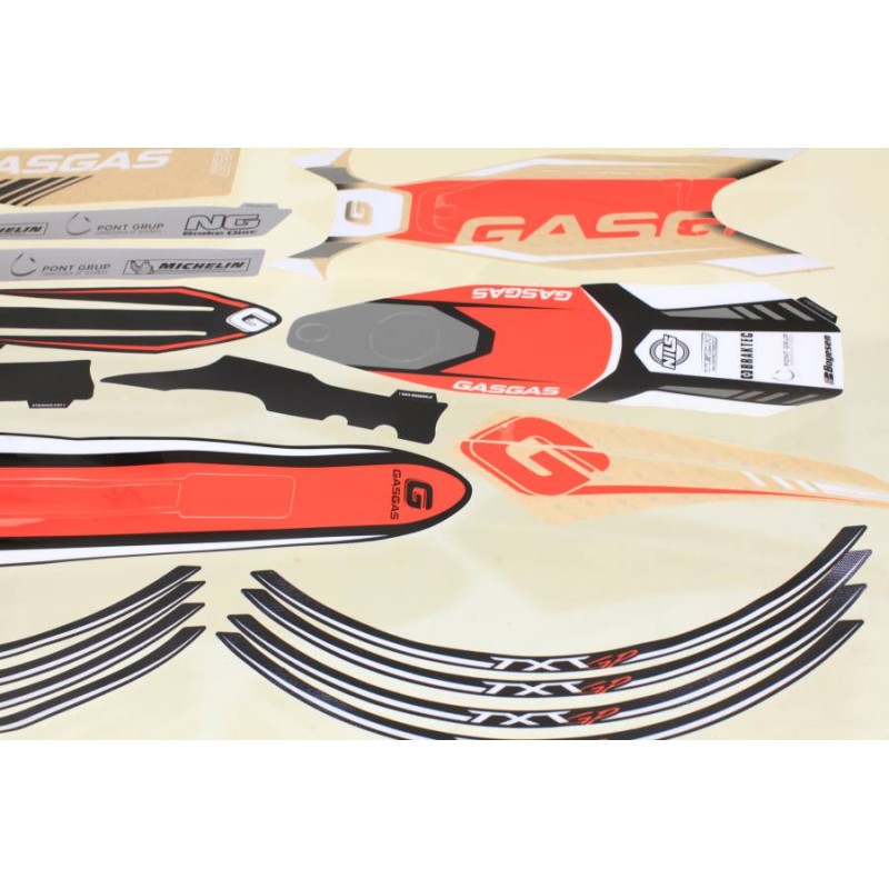 Kit autocollant GASGAS 2017 GP complet