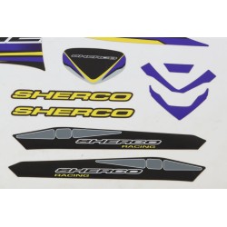 Kit deco SHERCO 2001-2005 complet violet/noir/jaune