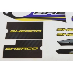 Kit deco SHERCO 2001-2005 complet violet/noir/jaune