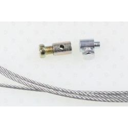 Cable embrayage Universel acier 2m