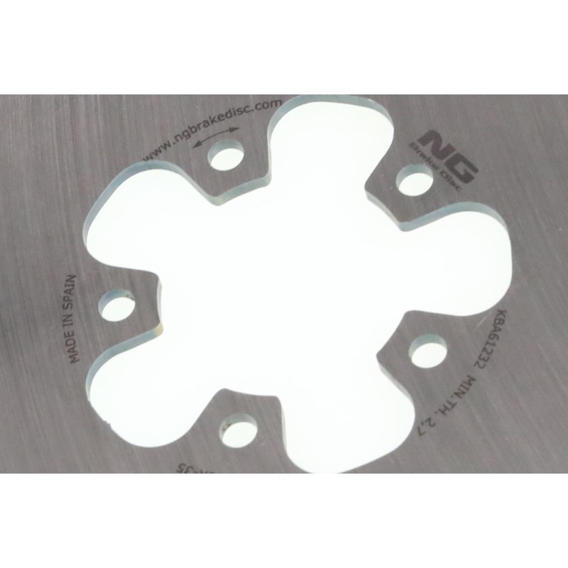 Disque frein AR GASGAS/SHERCO/BETA 80 junior 5 trous 150mm