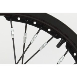 Roue AR étanche BETA 2009-2025 Morad complète noir/rouge