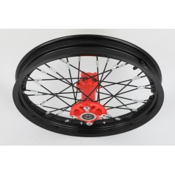 Roue AR étanche BETA 2009-2025 Morad complète noir/rouge